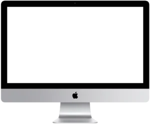 WordPress web design services 2 Desktop computer monitor mockup for showcasing WordPress web design services and custom website designs.